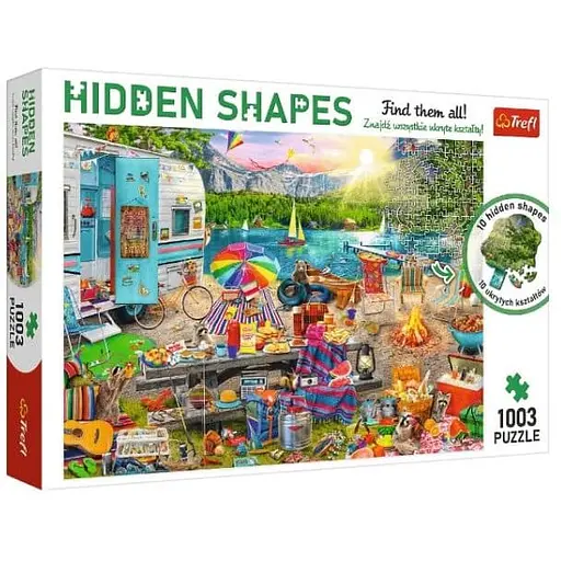 Пазл Trefl Hidden Shapes Поездка на фургоне 1003 эл. (10677)