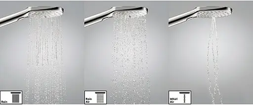 Душовий набір Hansgrohe Raindance Select E 120 EcoSmart 9 l/min White/Chrome 26622400, Хром - фото 3