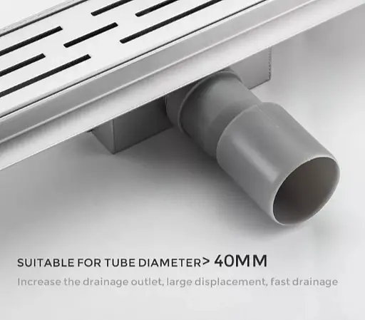 Душевой трап Gappo 70х700 мм, нержавеющая сталь G87007-1 - фото 4