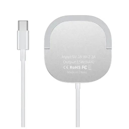 Зарядний пристрій Qi 2in1 MagSafe wireless charger with holder JYD-WC92 |15W Max| - фото 1