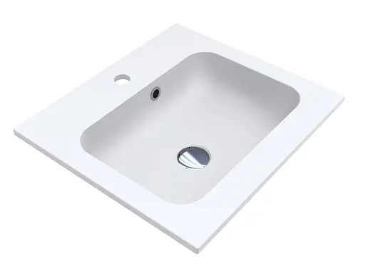 Умивальник Miraggio Della 500 mirasoft 0001068, Білий матовий - фото 2