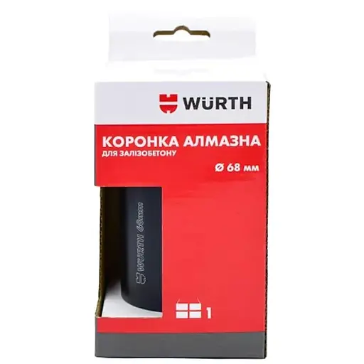 Коронка алмазная Wurth для железобетона 5T 68 x 10 мм (166663568) - фото 2