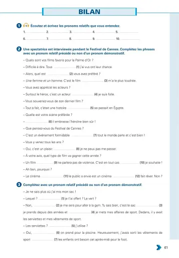 En Contexte B1: Exercices de Grammaire - фото 7