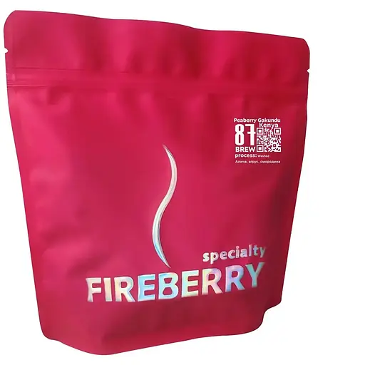 Кофе в зернах Fireberry Kenya PB Gakundu 0,25 кг - фото 1