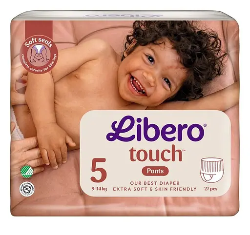 Підгузки-трусики Libero Touch Pants 5 (9-14 кг) 27 шт. (80090) - фото 2
