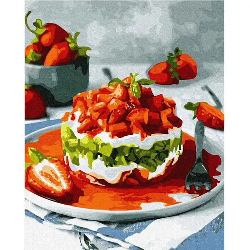 Картина за номерами Ideyka Солодке поєднання KHO5613 40х50 см