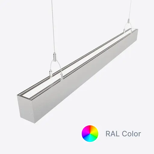 Двосторонній лінійний LED світильник 150Вт ral - фото 1