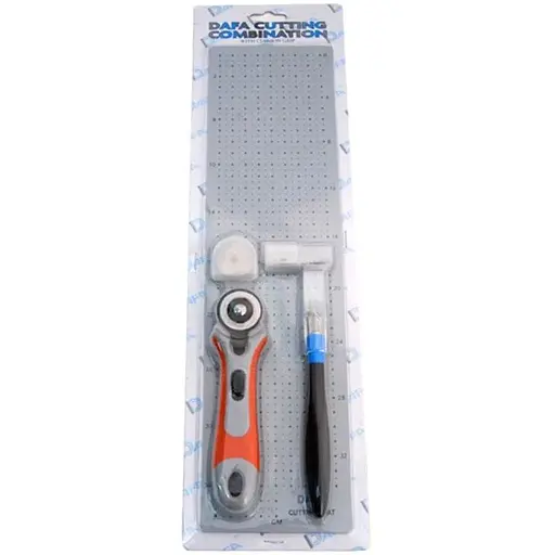 Набор для моделирования Dafa 2026 коврик 10х38см/макетный нож/нож роликовый/сменные лезвия - фото 1