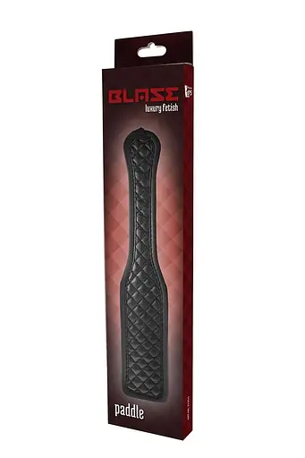 Шльопалка Dreamtoys Blaze Luxury Fetish Paddle 33.5 см чорний - фото 3