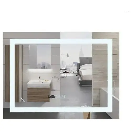 Дзеркало Mixxus Warm MR02-100x70 (годинник, LED-підсвічування, антизапотівання) (MI6002) - фото 1