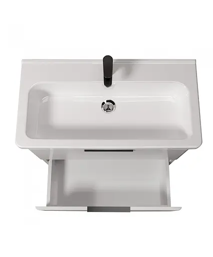 Тумба Мойдодир Freya 80 з умивальником Ipek 80 Білий - фото 6