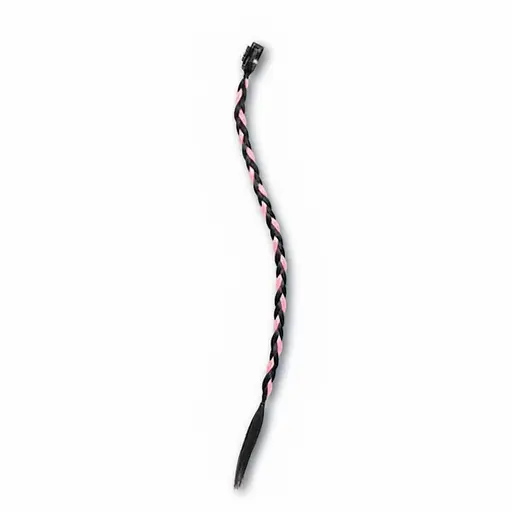 Накладные тонкие косы на шпильке (канекалон) 45 см Розовый K0864-3