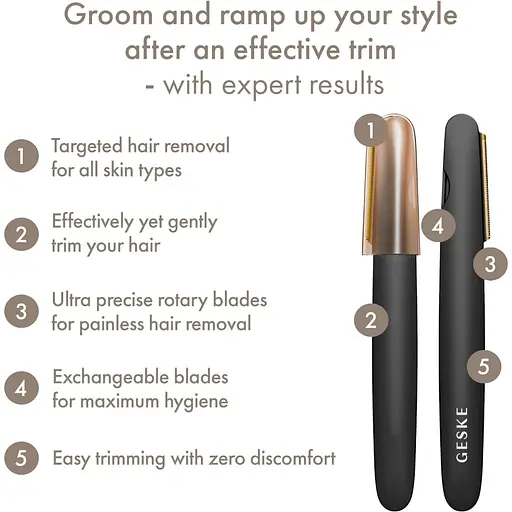 Триммер для тела GESKE Precision Trimmer 4in1 Gray (HB0450) [132061] - фото 8