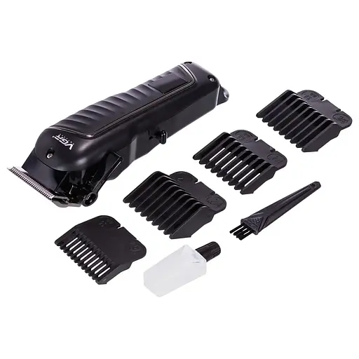 Подарунковий бокс: електробритва VGR V-306 + професійна машинка для стрижки VGR V-683 + універсальний триммер з насадками CP2026-17 - фото 2