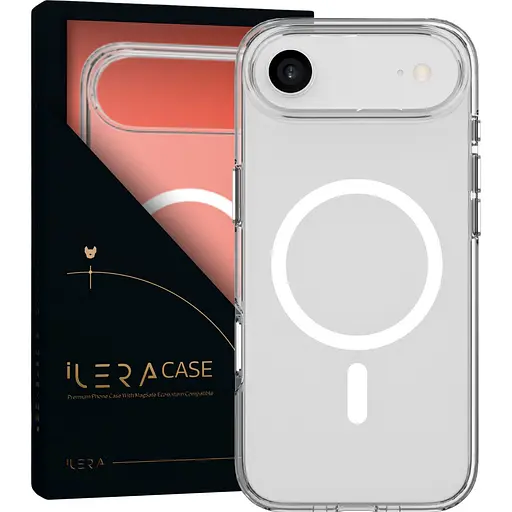 Чохол iLera ClearShell Camera Button with MagSafe для Apple iPhone Air Transparent ILHsCLCaB17Air (150427) - фото 2
