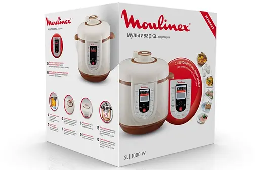 Мультиварка-скороварка Moulinex CE501134 - фото 4