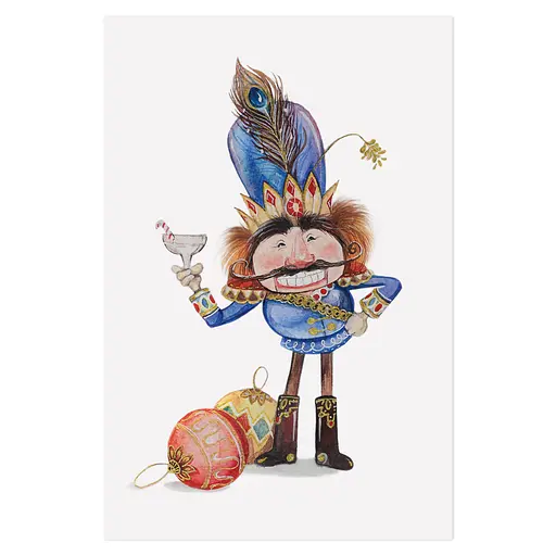 Листівка "Лускунчик в синьому"