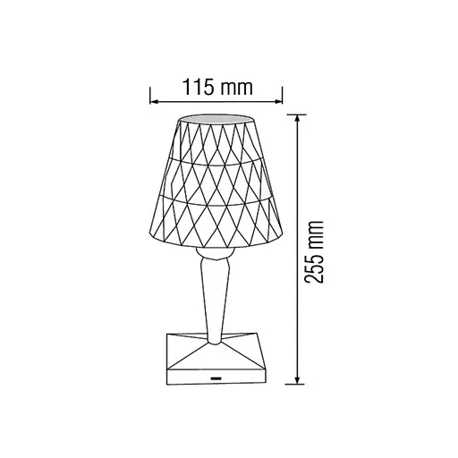 Світильник настільний акумуляторний INTER 3CCT - фото 2