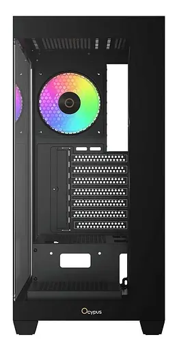 Корпус OCYPUS GAMMA C72 BK ARGB (GAMMA-C72-BKD400XX-GL) Без БП - фото 10