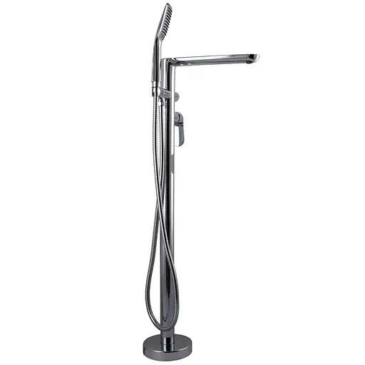 Змішувач для ванни TOPAZ BARTS TB 07113R-H36 латунний підлоговий з душем - фото 3