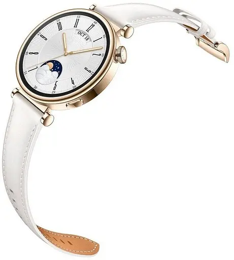 Смар годинник HUAWEI Watch GT 5 41 mm білий (шкіряний ремінець) - фото 2