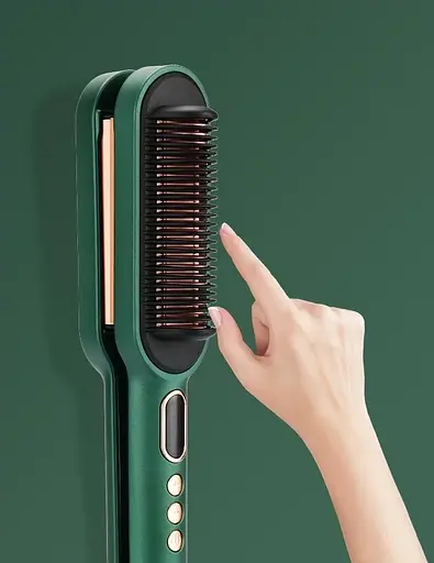 Керамічна плойка стайлер Kemei Km-2237 з іонізацією (Бірюзовий) - фото 4