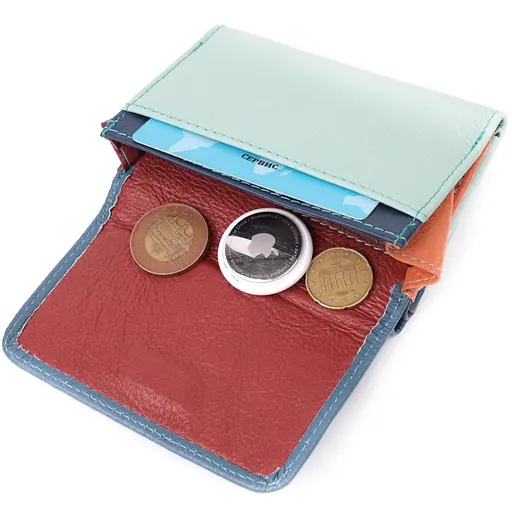 Кожаный женский кошелек ST Leather 11.3х8.5х2 см acs0028429 - фото 5