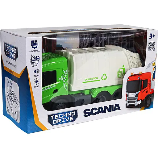 Автомодель TechnoDrive Big Truck Мусоровоз Scania (6410KS) - фото 10