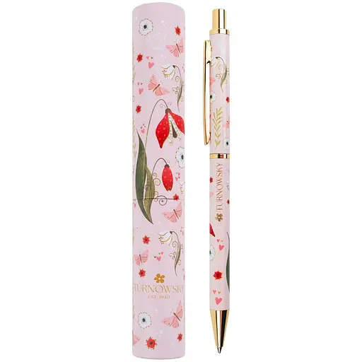 Ручка кулькова автоматична Axent Turnowsky Secret Garden синя (AB1107-02-1-A-TR) - фото 1