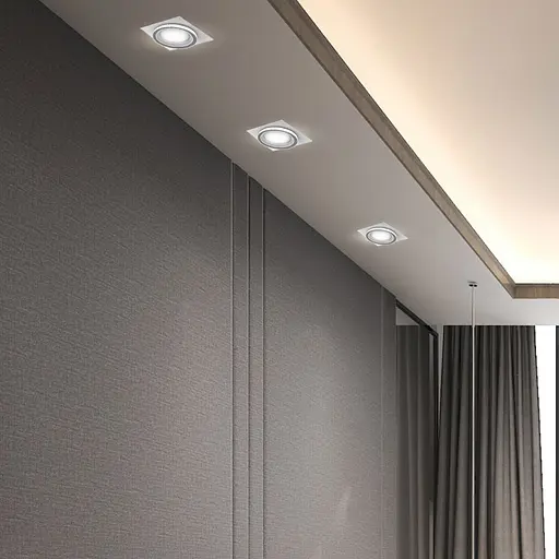 Вбудований світильник Ardero DL2802 під лампу білий - фото 3