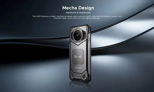 Смартфон Doogee S200 5G 6.72" 12/256ГБ 2SIM 10100 мАxгод темно-сірий - фото 2