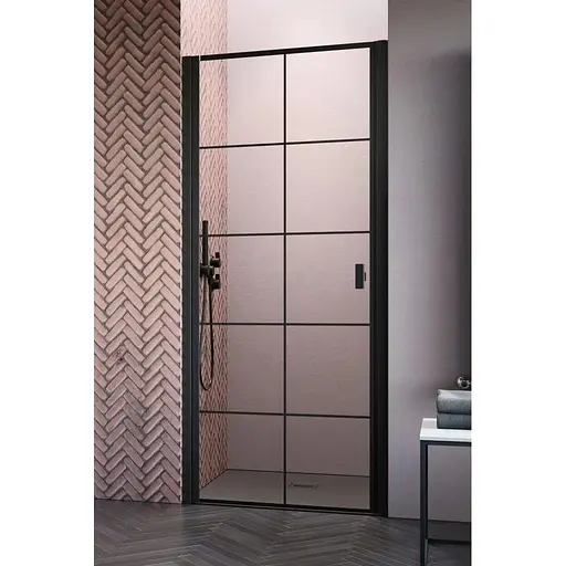 Душові двері Radaway Nes Black DWJ I Factory 100 см 10026100-54-55L - фото 1