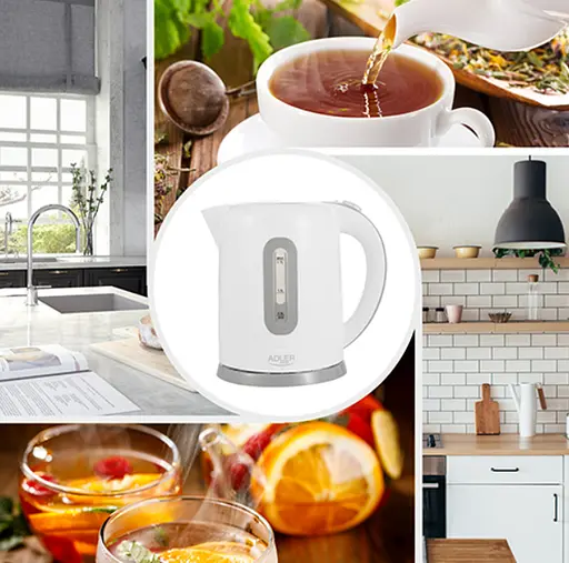 Чайник Adler AD 1234 пластиковый 2200Вт 1.7л - фото 7