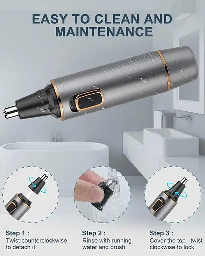 Триммер для волос в ушах и носу для мужчин и женщин NUMIFUN профессиональный безболезненный - фото 5