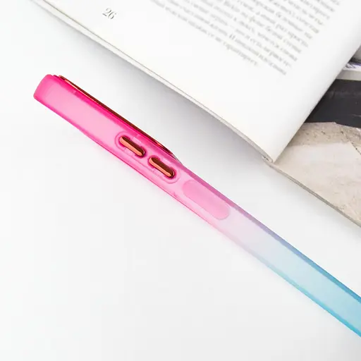 Чехол Epik TPU+PC Fresh sip series для Xiaomi Redmi Note 12 4G Бирюзовый / Розовый - фото 4