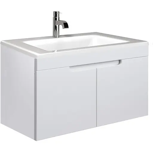 Тумба Мойдодир Смарт 70 з умивальником Amalfi 70 Білий - фото 1