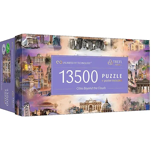 Пазлы - Безграничная коллекция: "Заоблачные города" 13500 элементов 81030 Trefl, в коробке (5900511810301) - фото 1