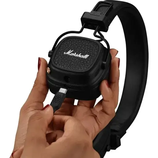 Bluetooth-гарнитура Marshall Major V Black (1006832) - фото 7