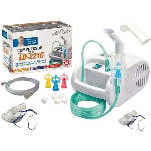 Ингалятор (небулайзер) Little Doctor LD-221C для детей компрессорный - фото 3