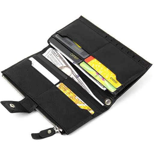 Жіночий шкіряний гаманець ST Leather 9х19х2 см acs0018185 - фото 4