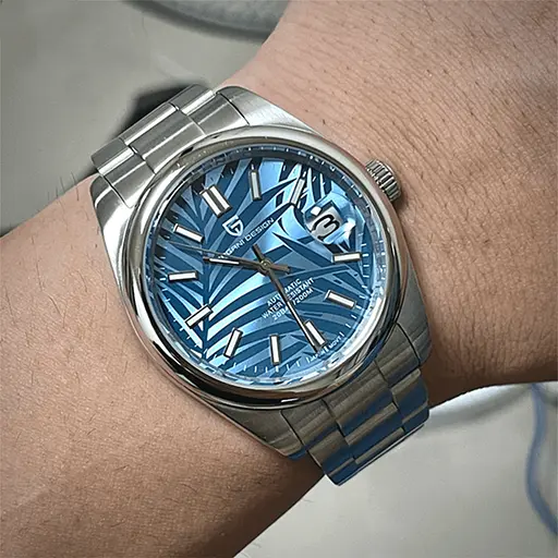 Наручний годинник чоловічий PD-1715 Silver-Blue Pagani Design acs0031117 - фото 3