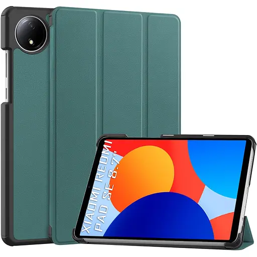 Чохол до планшета BeCover Smart Case Xiaomi Redmi Pad SE 8.7" Dark Green (711906) - фото 1