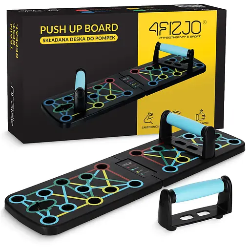 Упоры (доска) для отжиманий со сменным хватом 4FIZJO Push-up Board (P-5907739312785) - фото 1