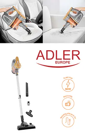 Пилосос вертикальний ручний Adler AD 7036 800Вт - фото 3