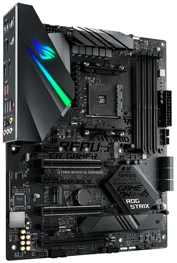 Материнская плата ASUS ROG STRIX B450-E Gaming (ROG Strix B450-E Gaming) (Socket AM4, AMD B450, ATX) Б/у - фото 2