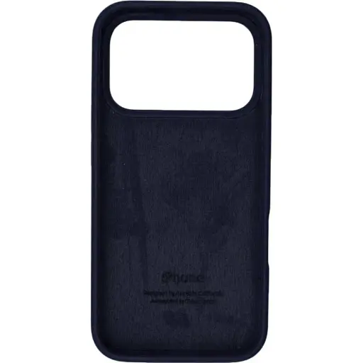 Чехол Silicone Case для Apple iPhone 17 Pro Max Dark Blue AA [145089] - фото 2