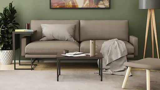Стол журнальный приставной Терри Комбо Ferrum-decor 345x662x440 Черный металл ДСП Венге Магия 16 мм (FRD-105554) - фото 8