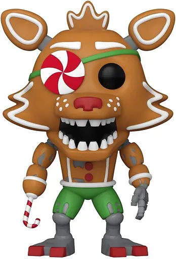 Коллекционная фигурка Funko Pop Пять ночей с Фредди Фокси Пряник Five Nights at Freddy's Gingerbread Foxy 10 - фото 3