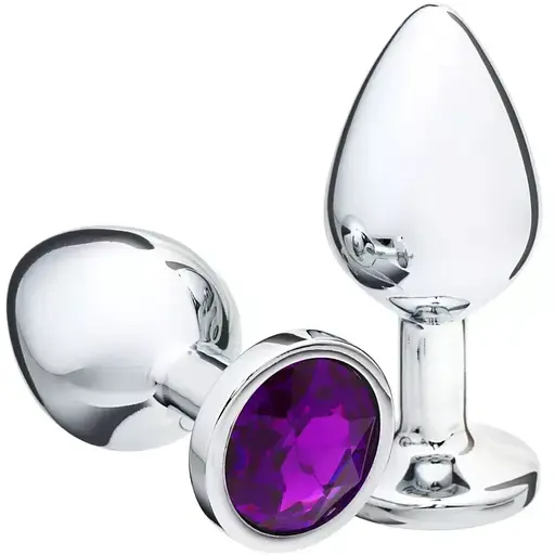 Анальная пробка Passion стальная с кристаллом XS (4821002030187)