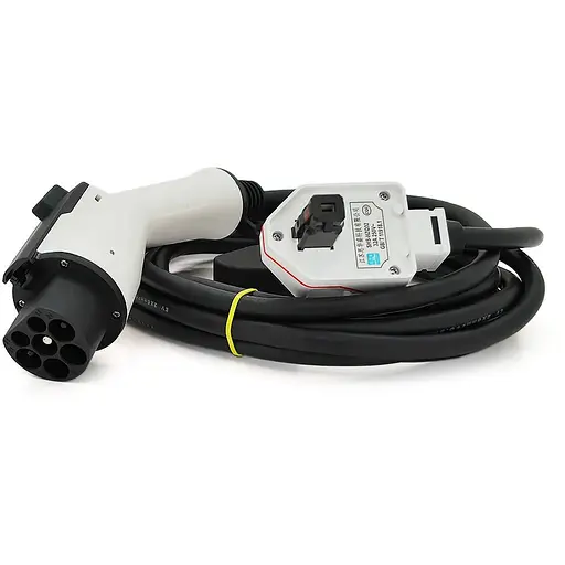 Зарядний пристрій електромобіля DC: 220V/32A, довжина кабелю 5m, роз'єм GB/T, IP67